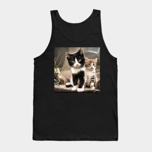 Cue kittens beautiful cats Tank Top